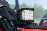LED Light | Cage Mount | 2" Black Pair | Honda Talon 4WD (19-21)