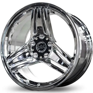 Treble | 18x9.5 | 5x114.3 | 35mm | Chrome