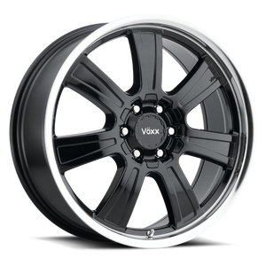 Turin | Gloss Black Mirror Machined Lip | 6x127.0/6x135 | 20x8.5 | +39