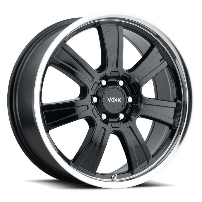 Turin | Gloss Black Mirror Machined Lip | 6x127.0/6x135 | 20x8.5 | +39